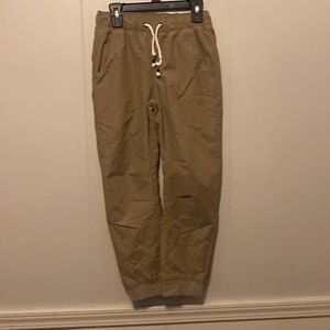 Kaki casual boys pants.